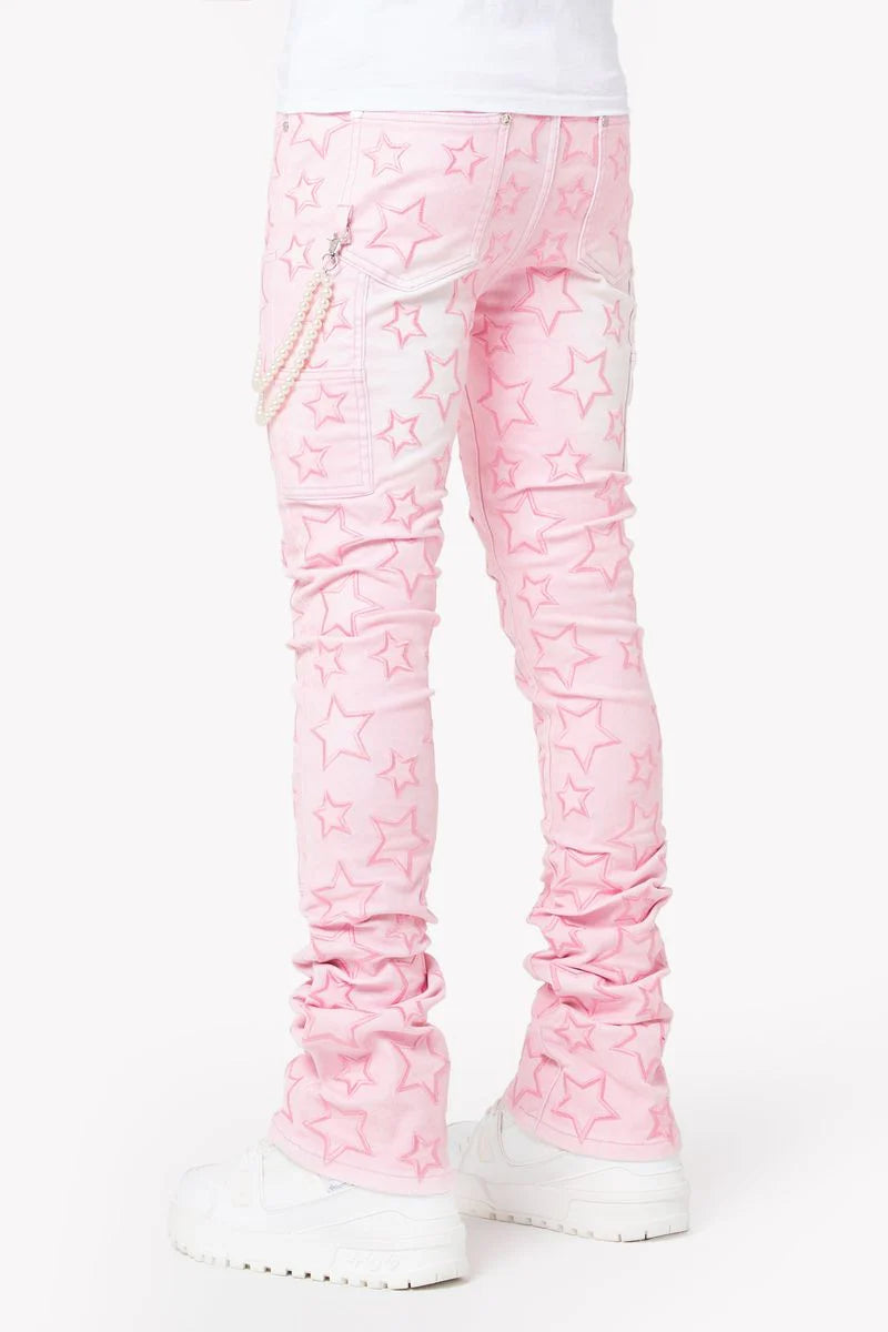 GUAPI-GUAPI STACKED FRENCH ROSE DENIM PINK-345FRSD