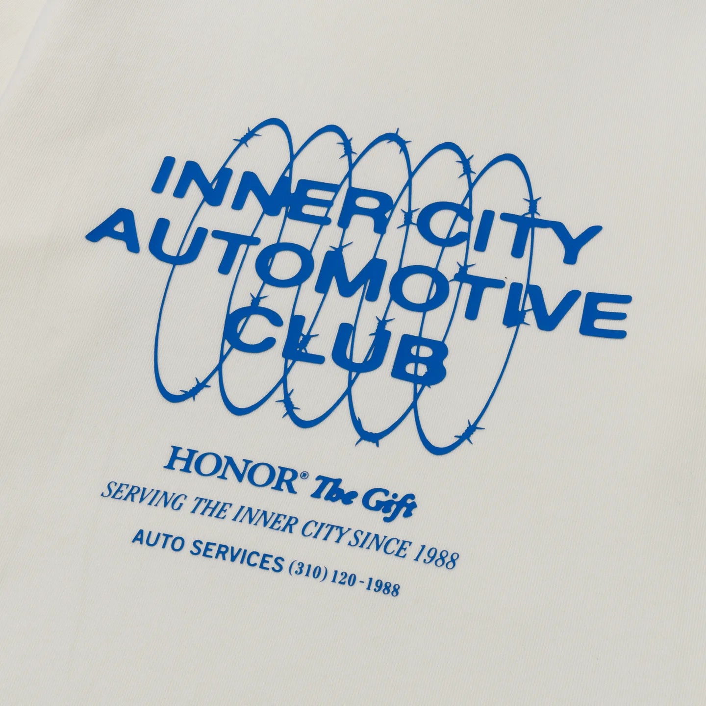 HONOR THE GIFT-Speedbike Hoodie - White-HTG25051