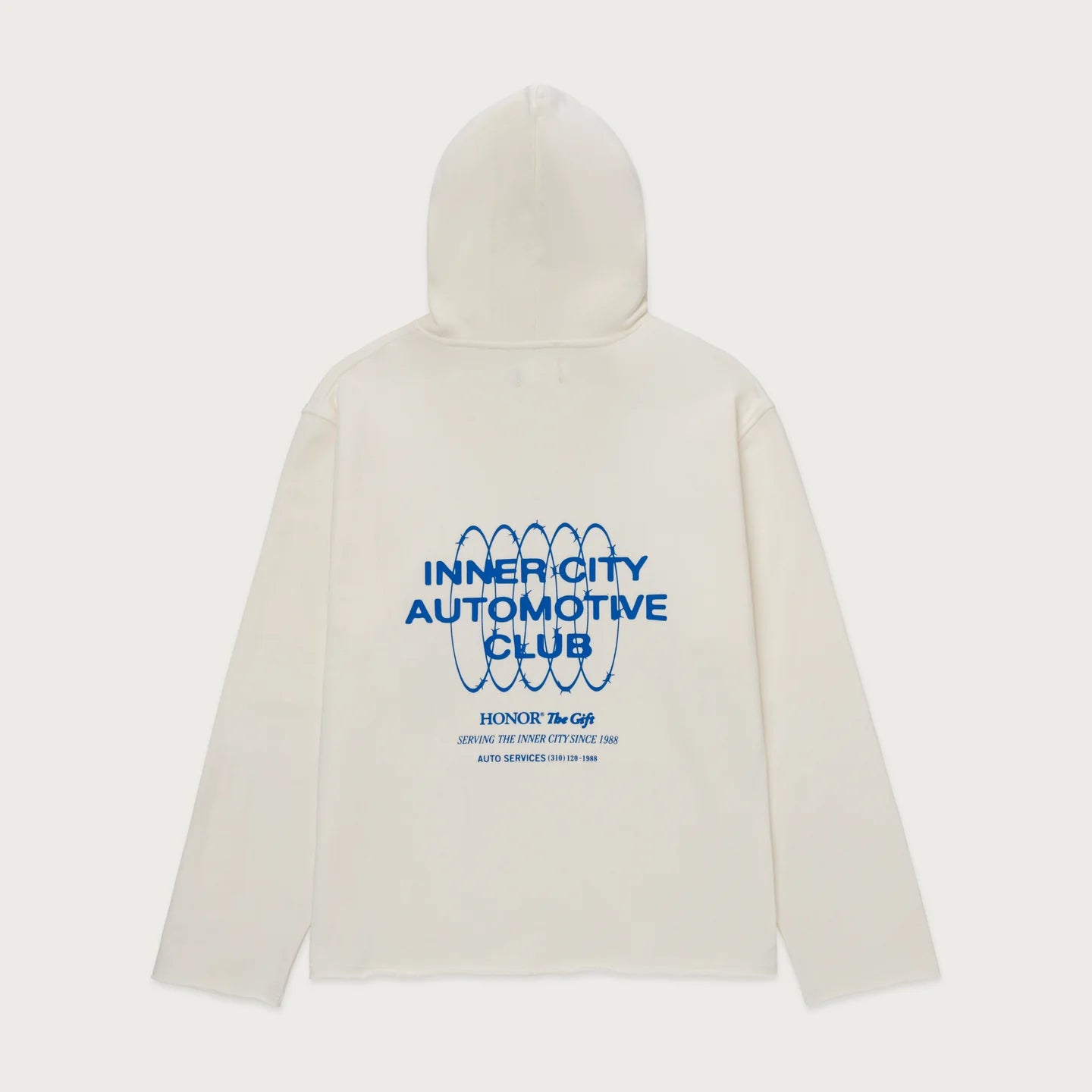 HONOR THE GIFT-Speedbike Hoodie - White-HTG25051