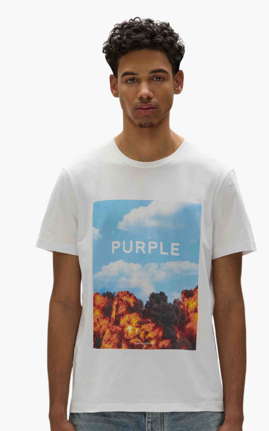 PURPLE-Above & Below Tee - P109-CWAB225