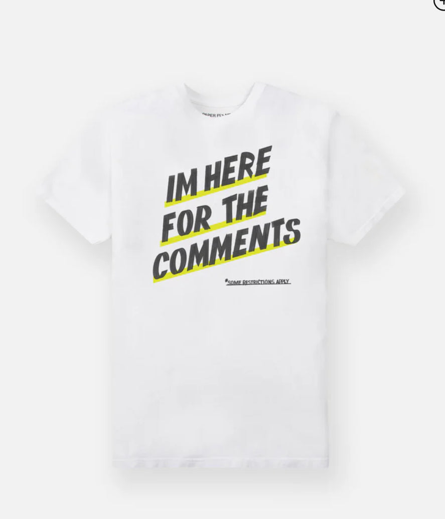PAPER PLANE - I’M HERE FOR THE COMMENTS TEE - 200477