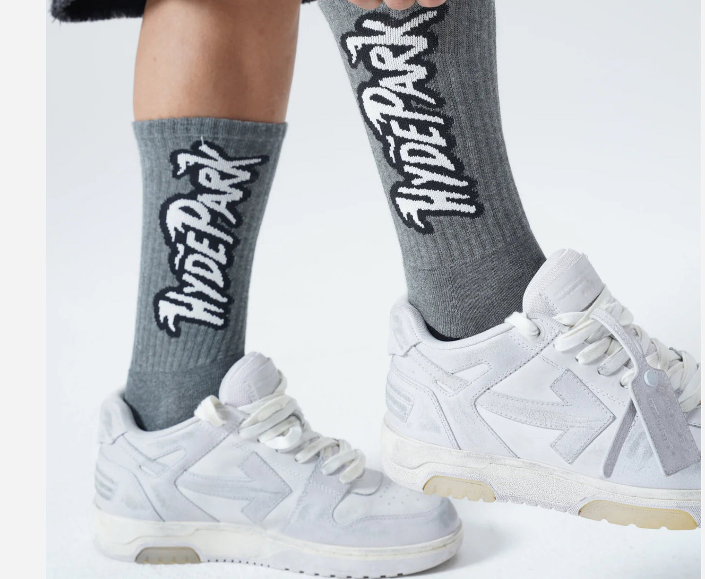 HYDE PARK-Logo Intarsia Sock - Night Fall