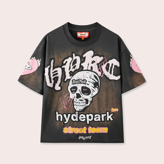 HYDEPARK- "Street Team" Tee (Black)