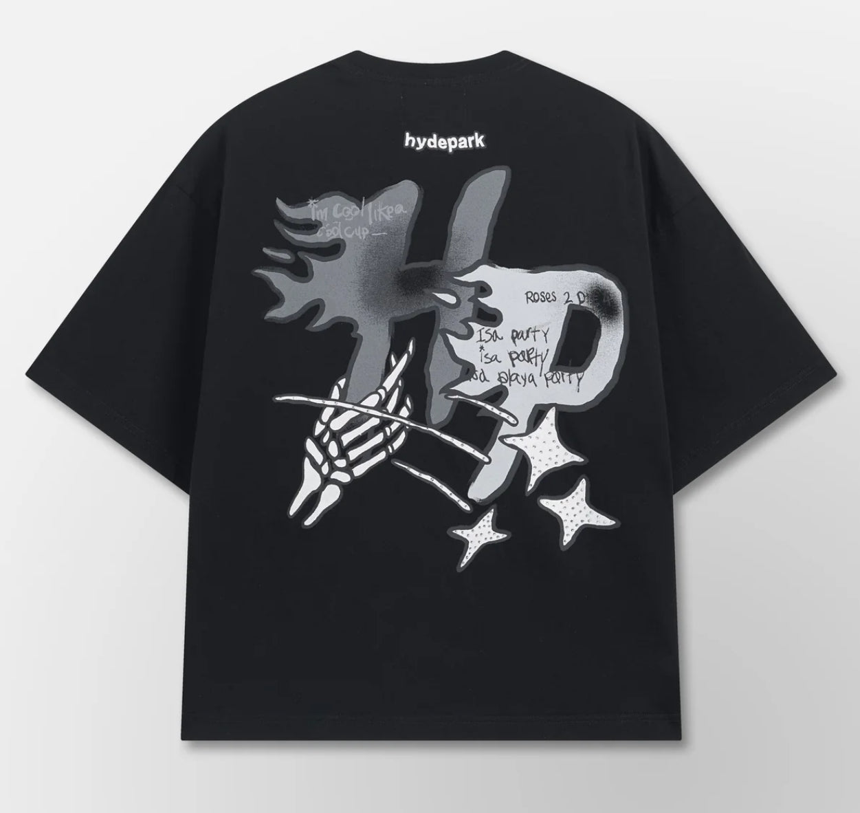 HYDEPARK-HP Star Tee - Black