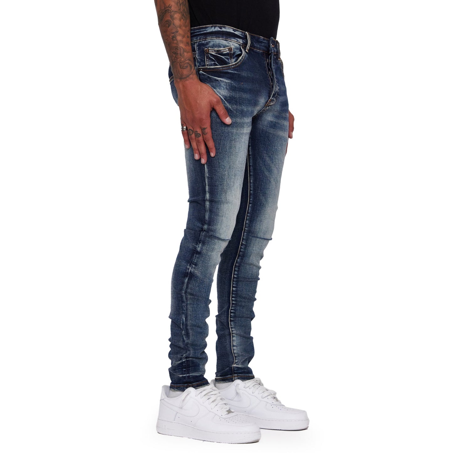 VALABASAS-MR CLEAN 2.0” BLUE SPORCO SKINNY JEAN-VLBS1117-08