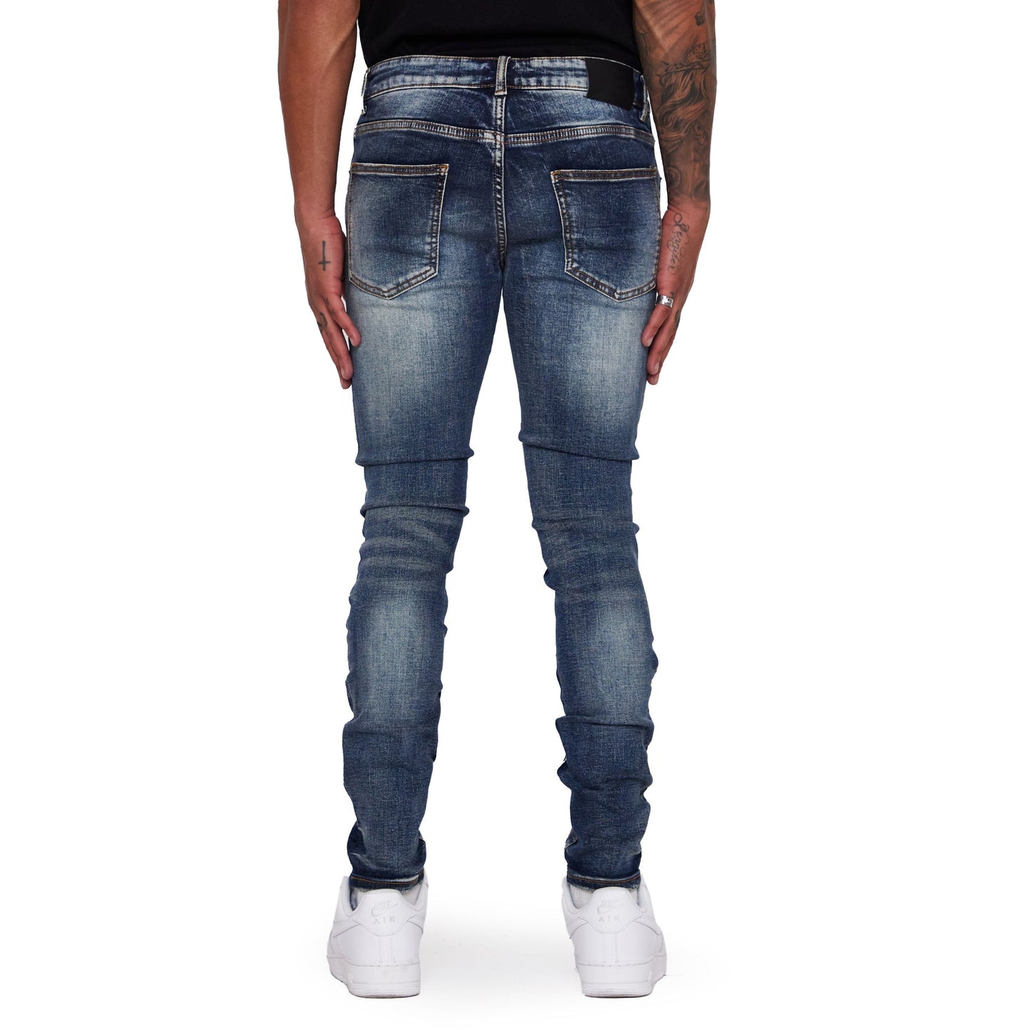 VALABASAS-MR CLEAN 2.0” BLUE SPORCO SKINNY JEAN-VLBS1117-08