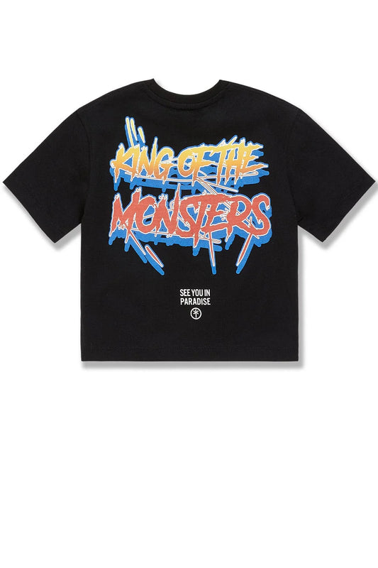 KIDS SEA MONSTER CROPPED BOXY T-SHIRT 9201AK