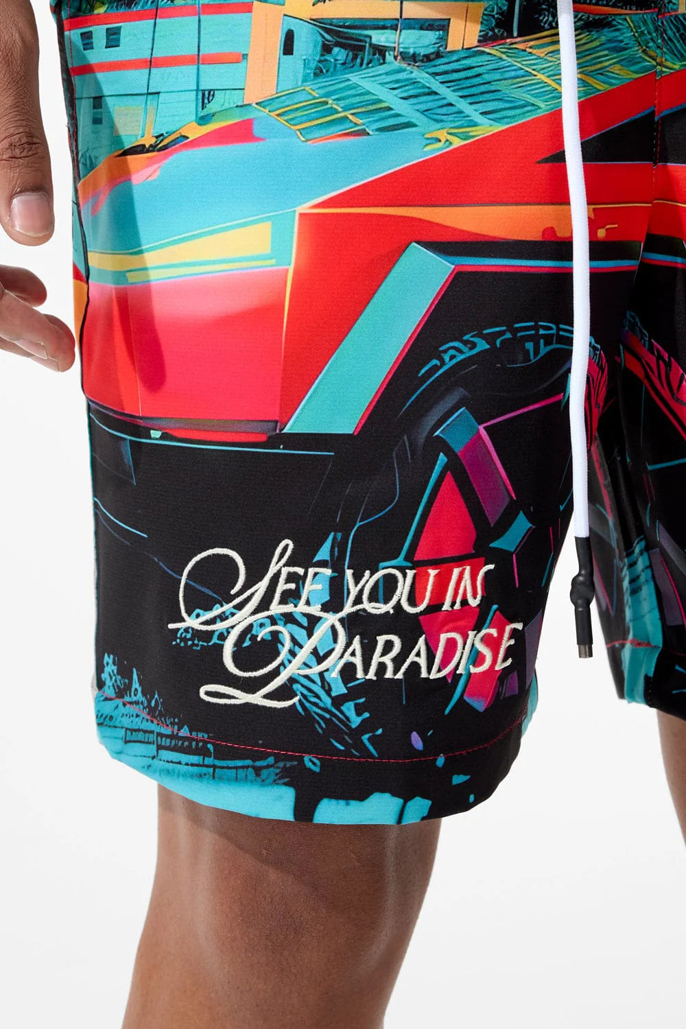 JORDAN CRAIG-RETRO - WANDERLUST PARTY SHORTS-2060S