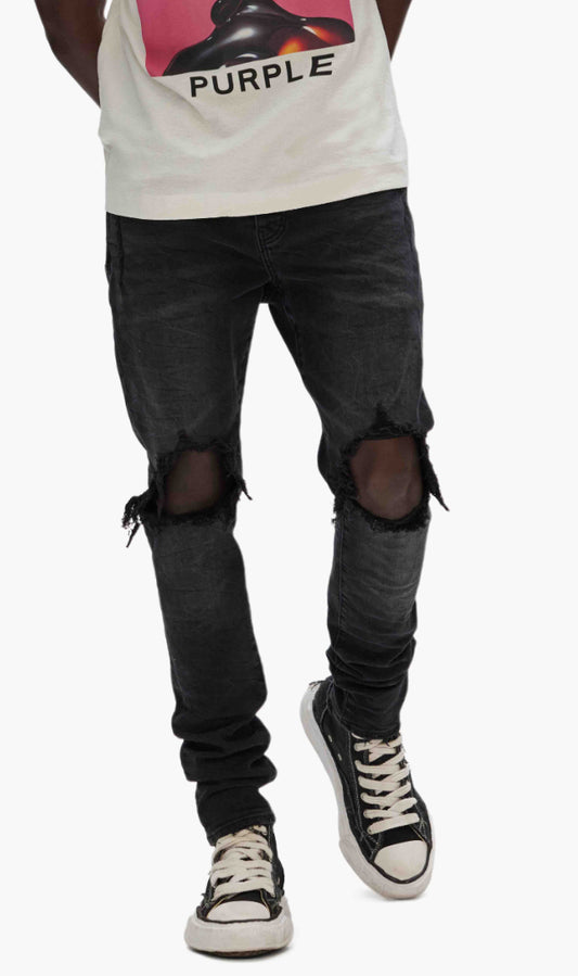 PURPLE- P002 Black Wash Blowout-P002-VWBO526