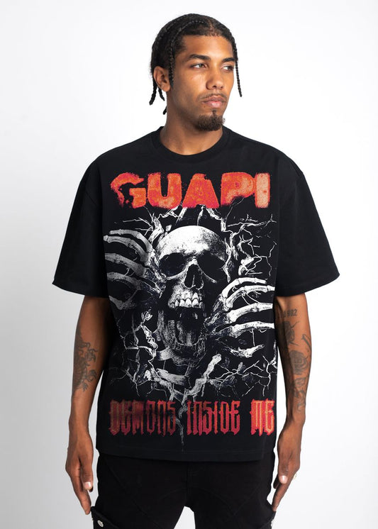 GUAPI-Demons Inside Tee V1-339DITV1MW