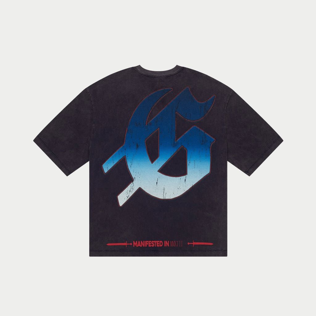 GODSPEED-Endzone T-Shirt (Navy Wash)