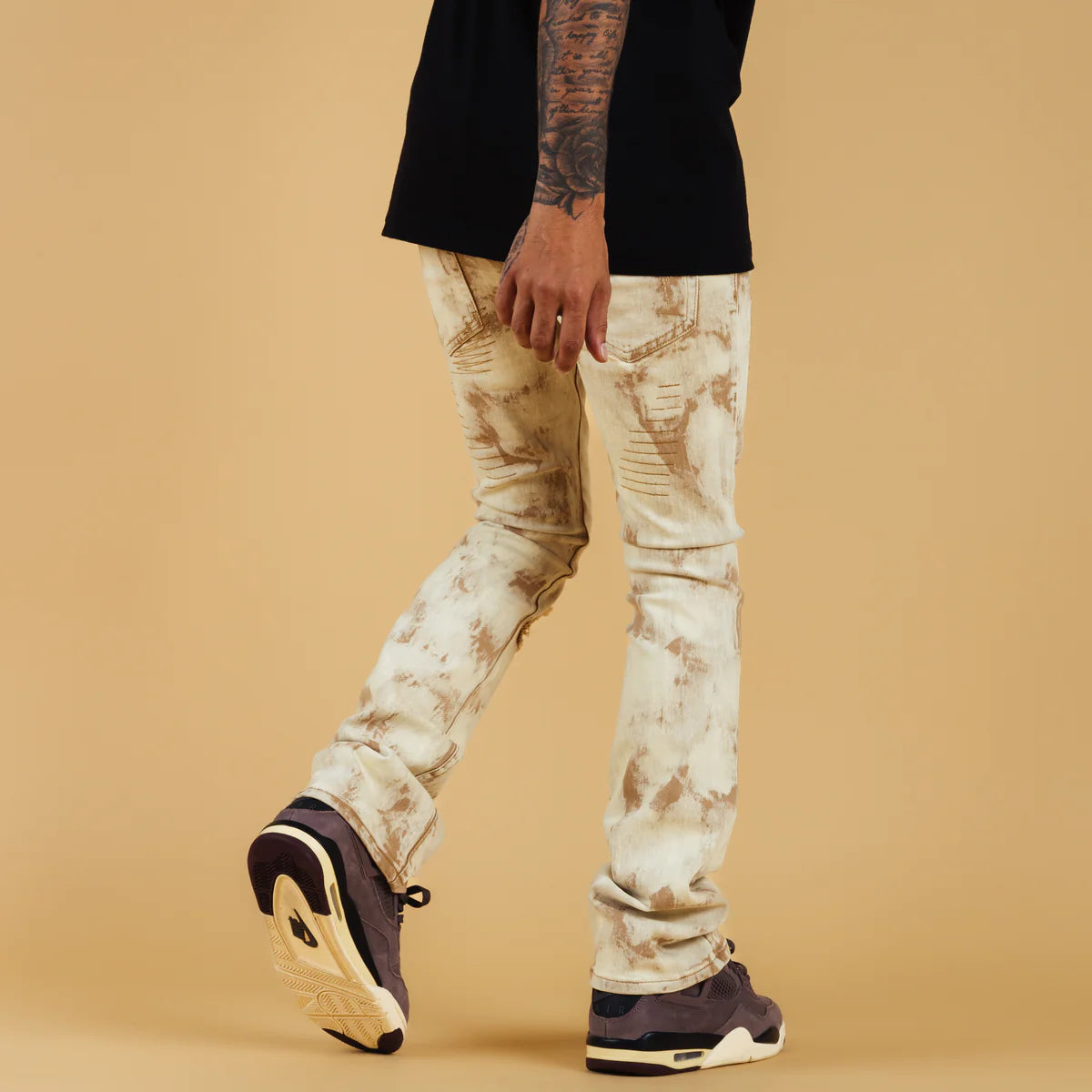 THRT-SAHARA C22-STACKED JEANS