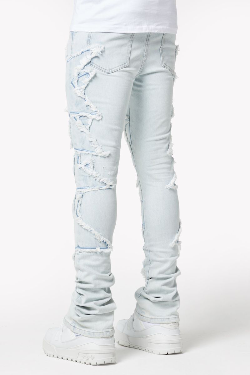 GUAPI-Aqua Blue Stars Denim V2-444ABSDV2