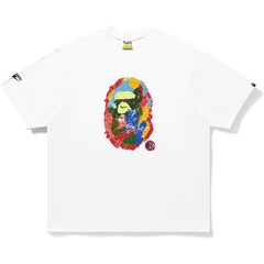 BAPE® x KIDSUPER PAINTING APE HEAD TEE-1L23110919
