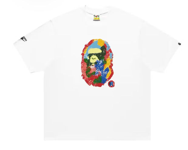 BAPE® x KIDSUPER PAINTING APE HEAD TEE-1L23110919