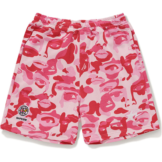 BAPE X KIDSUPER CAMO SWEAT SHORTS MENS-