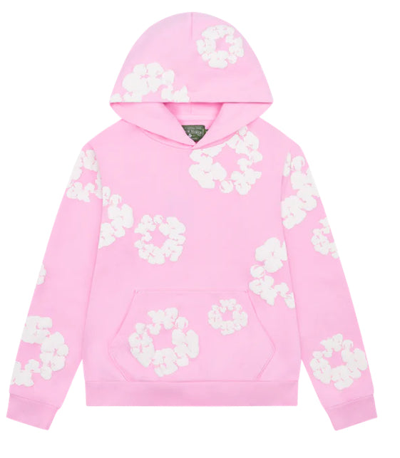 DENIM TEARS-The Cotton Wreath Sweatshirt Powder Pink