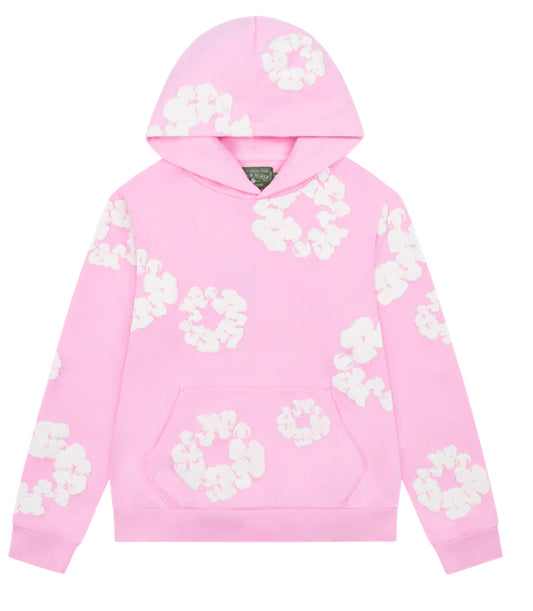 DENIM TEARS-The Cotton Wreath Sweatshirt Powder Pink