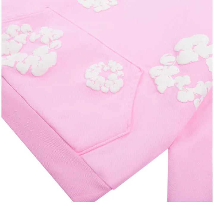 DENIM TEARS-The Cotton Wreath Sweatshirt Powder Pink