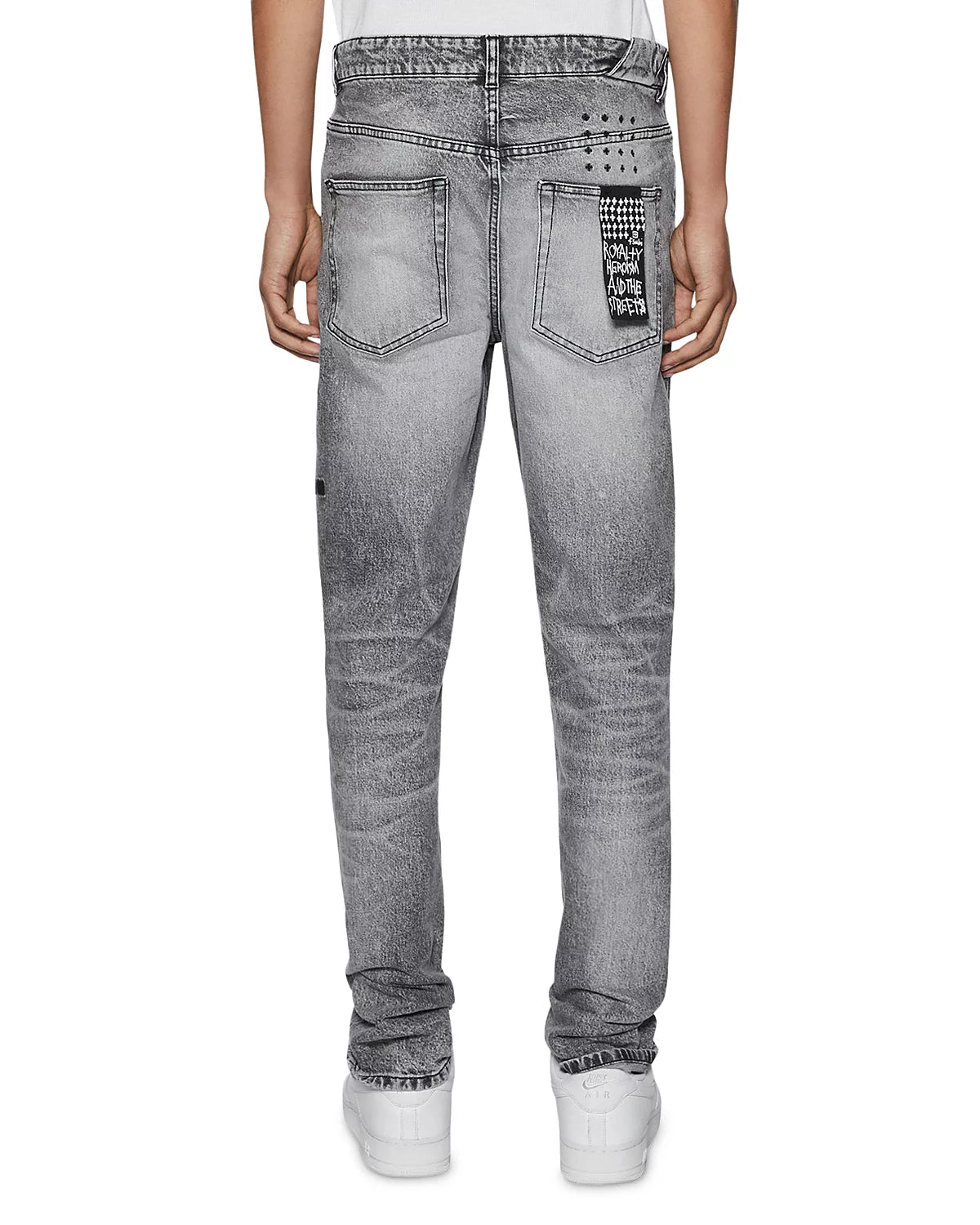 Ksubi - Chitch Smoke Scatter Slim Fit Jeans in Gray - MSP25DJ023