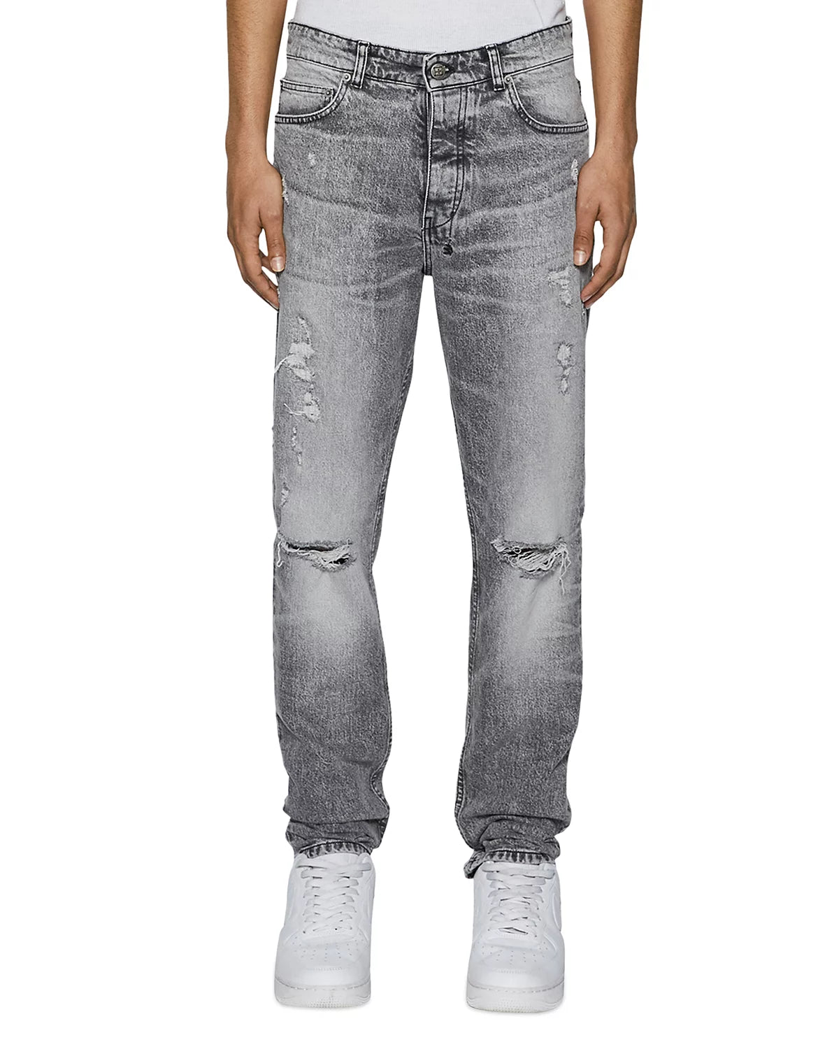 Ksubi - Chitch Smoke Scatter Slim Fit Jeans in Gray - MSP25DJ023