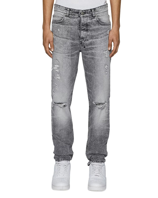 Ksubi - Chitch Smoke Scatter Slim Fit Jeans in Gray - MSP25DJ023