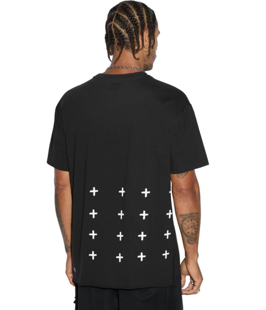 Ksubi - All Day Biggie Ss Tee Jet Black - MPF24TE012