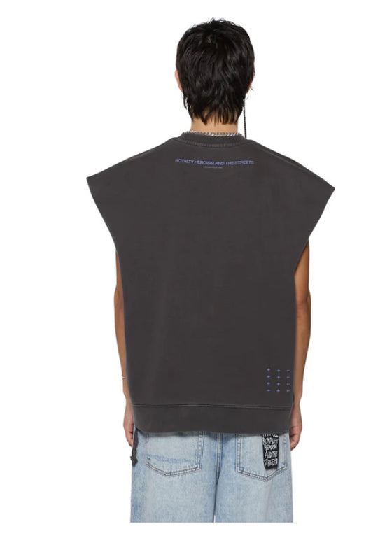 Ksubi -Kingdom Slash Crew Faded Black - MSP25FL008