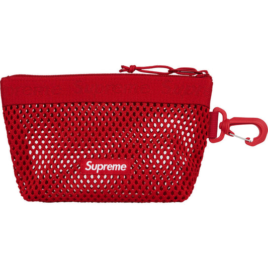 Supreme - Mesh Mini Pouch - red