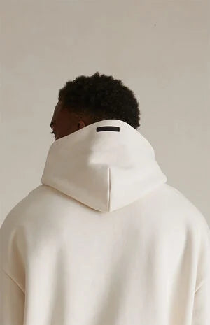FEAR OF GOD ESSENTIALS HOODIE CLOUD DANCER - 192BT232053F