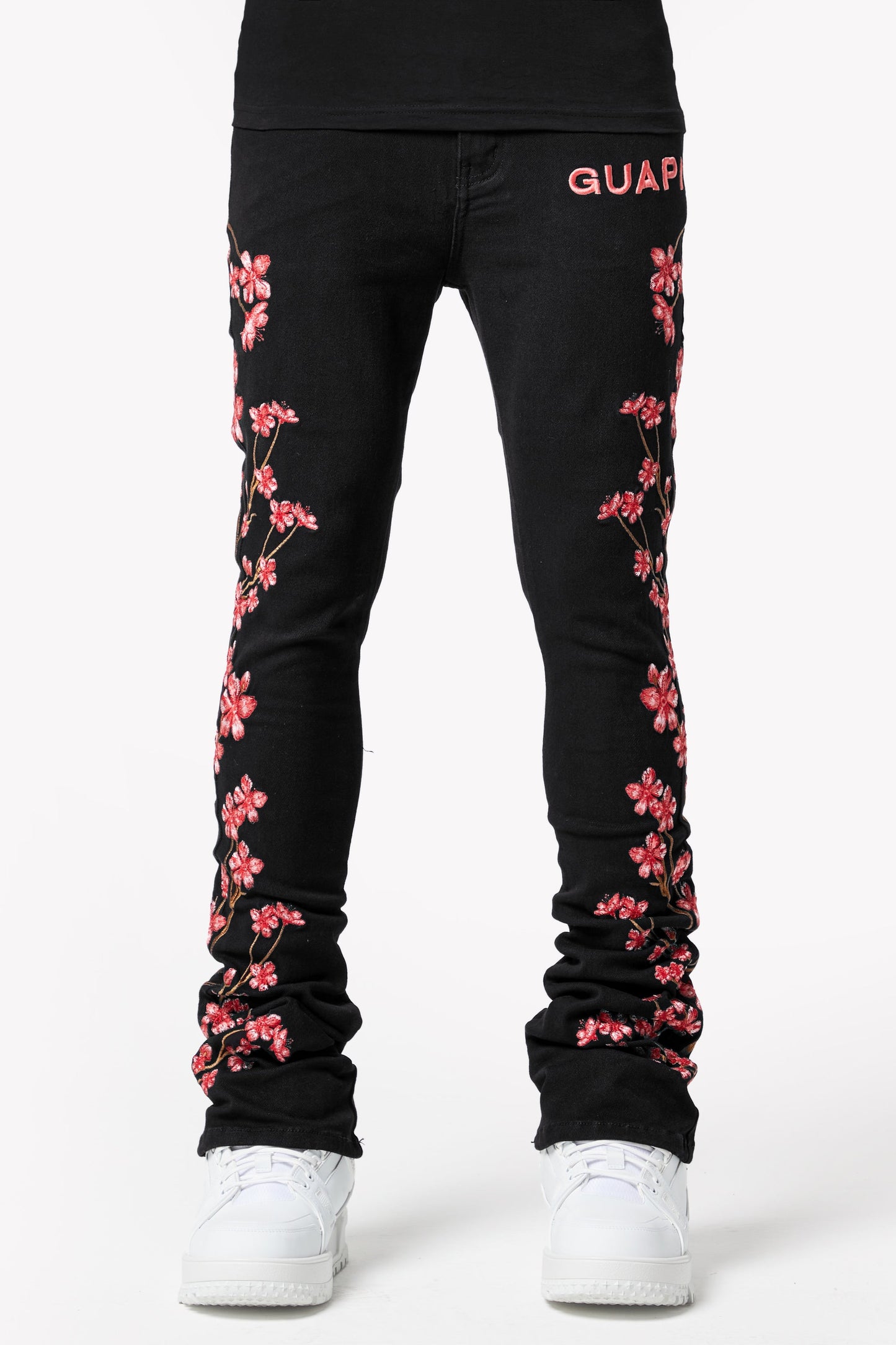 Guapi - OBSIDIAN BLACK BLOSSOM DENIM V3