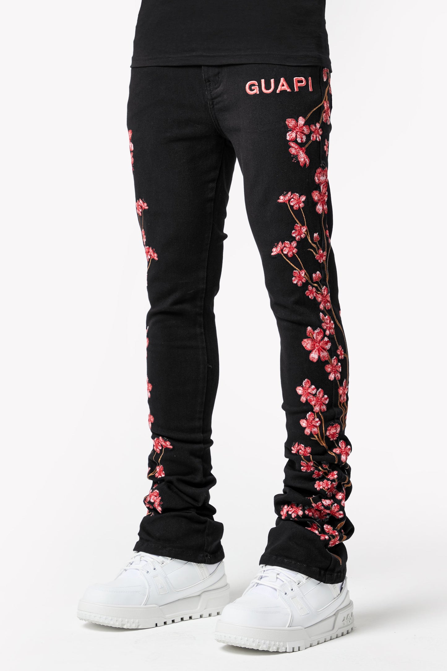 Guapi - OBSIDIAN BLACK BLOSSOM DENIM V3