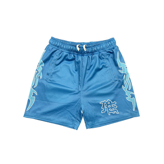Mixed emotion - Blue “Lightning” shorts