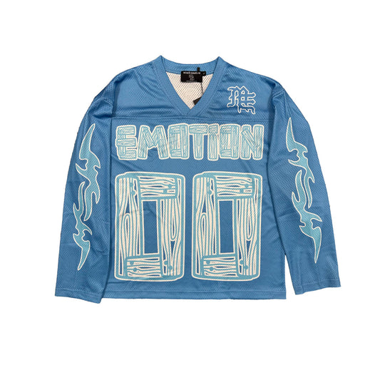 Mixed emotions - OVERSIZED Blue “Lightning” Jersey