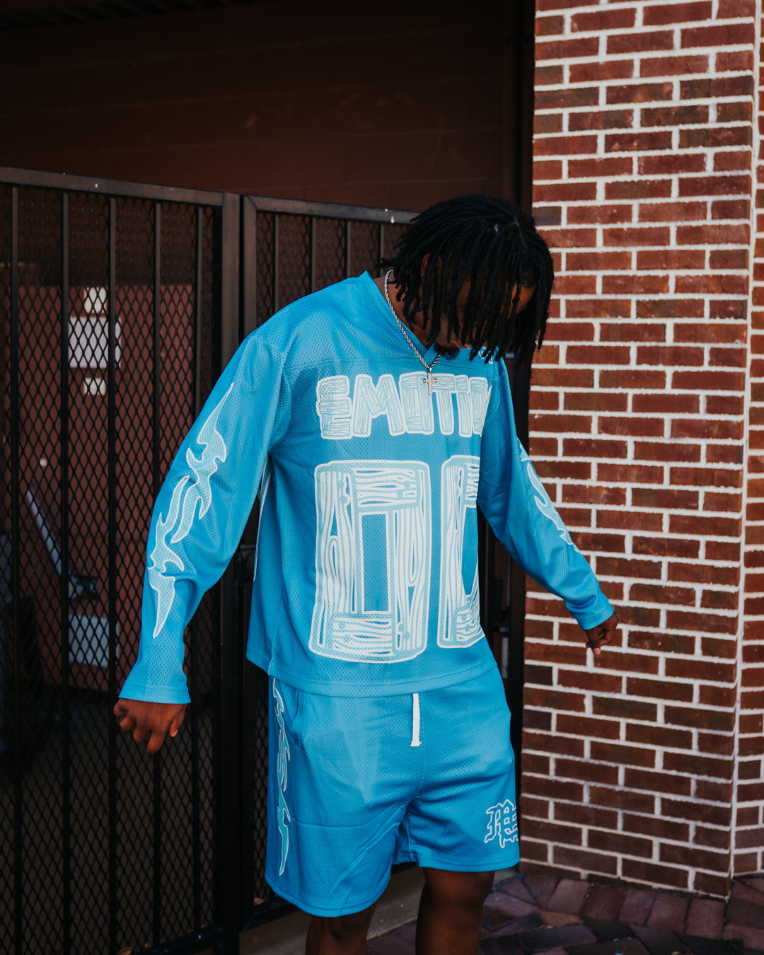 Mixed emotions - OVERSIZED Blue “Lightning” Jersey