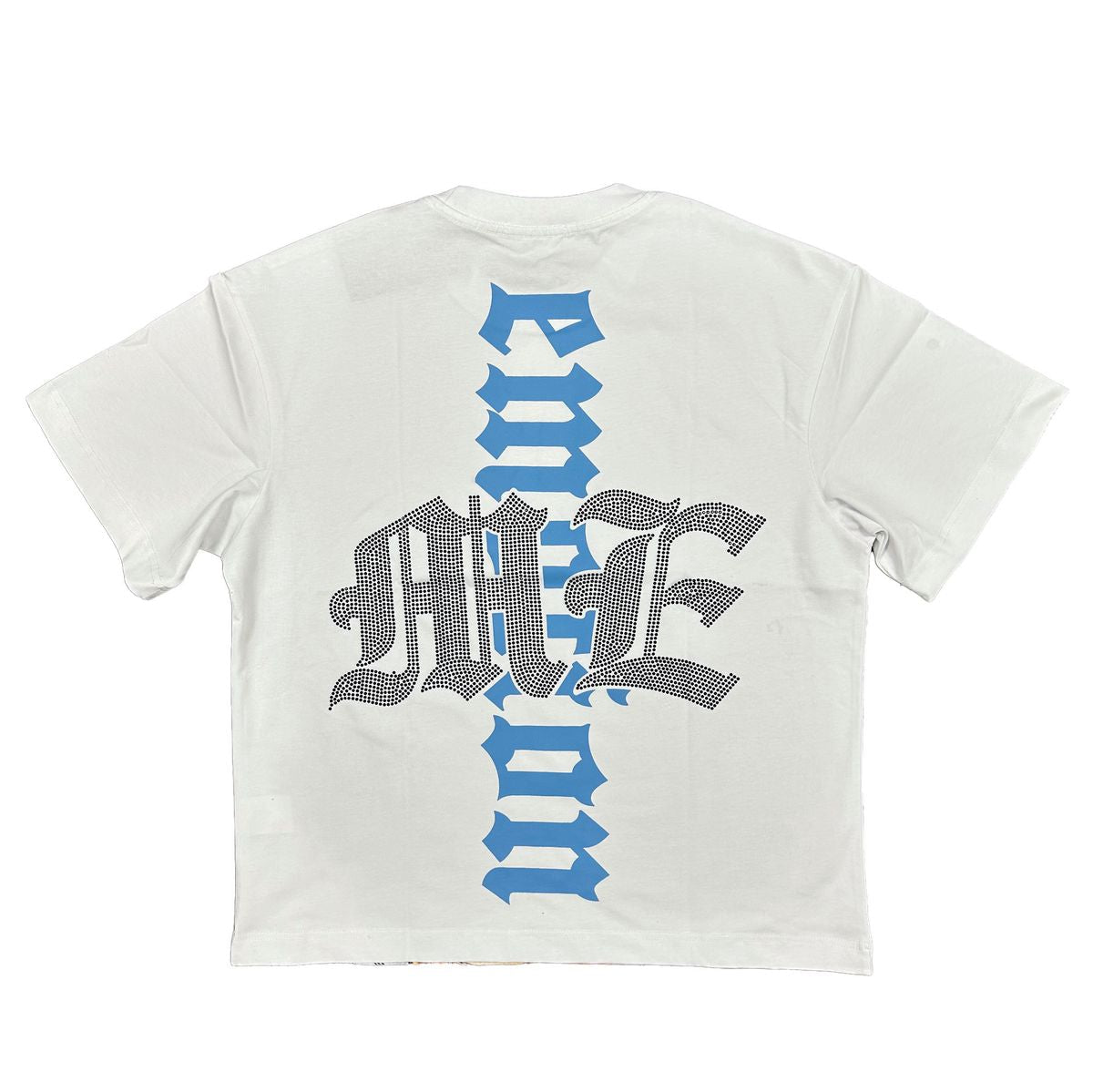 Mixed emotion - WHITE ANGEL RHINESTONE WHITE TEE