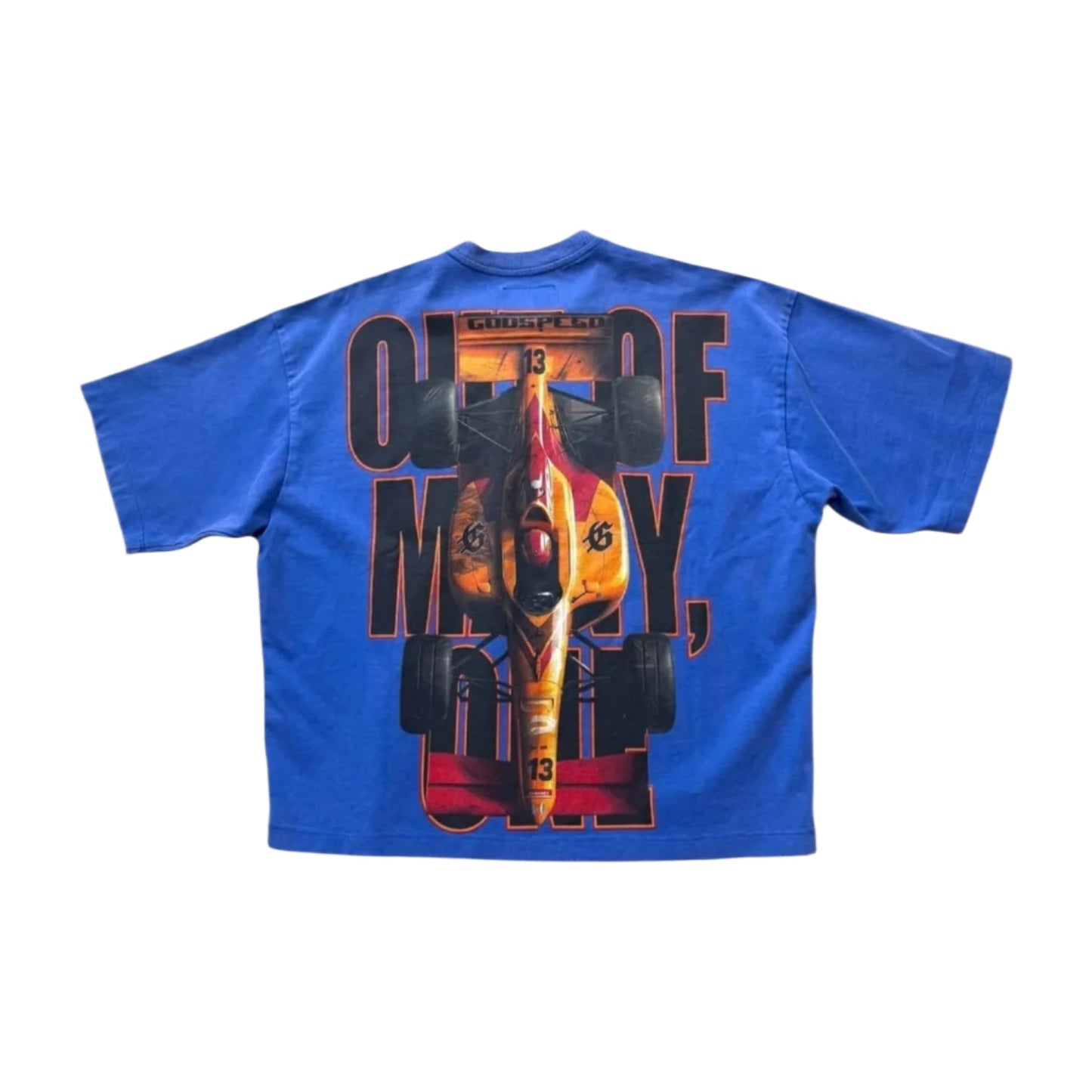 Godspeed - F1 FINISHLINE TEE (BLUE WASH)
