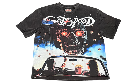 GODSPEED - DRIVE-IN WASHED BLACK T-SHIRT