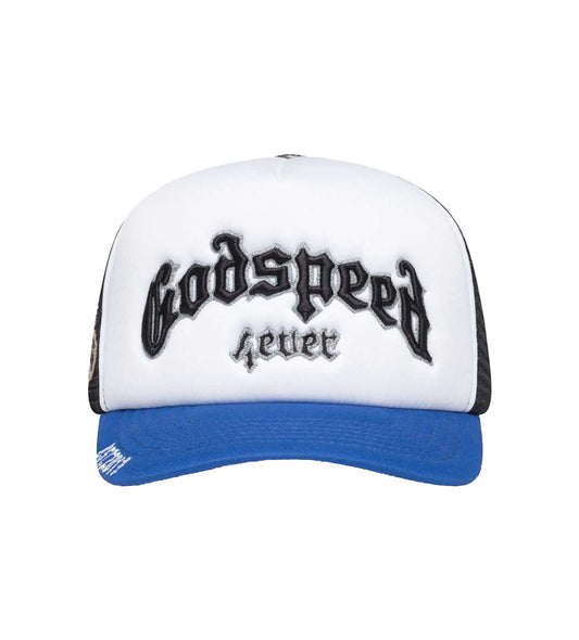 GODSPEED FOREVER TRUCKER BLACK/BLUE (SNAPBACK)
