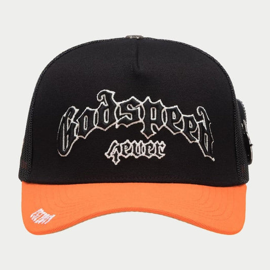 GS FOREVER TRUCKER HAT (Black/Orange