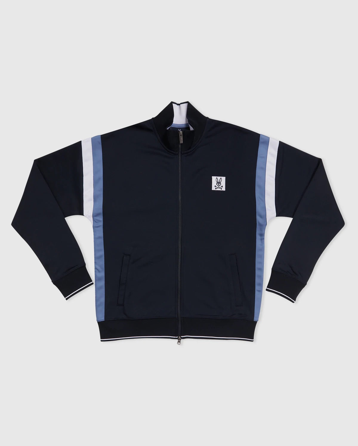PSYCHO BUNNY MEN’S DANIEL TRACK JACKET – NAVY BLUE