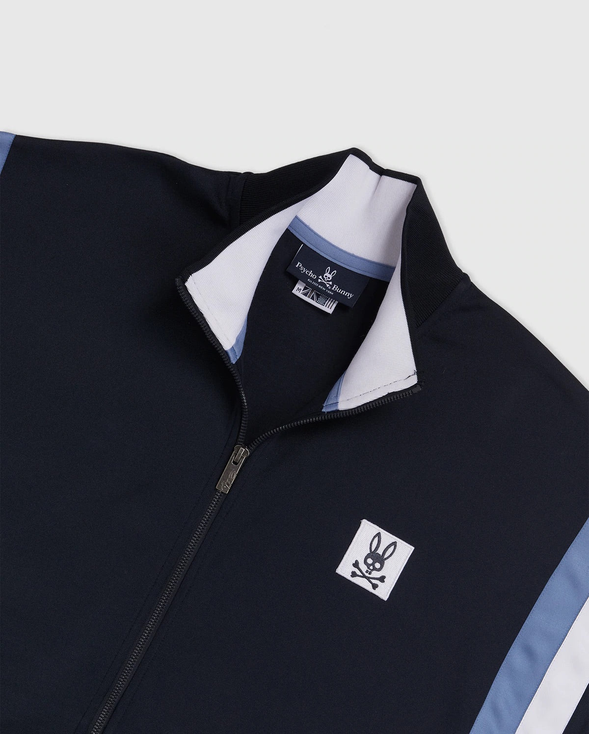 PSYCHO BUNNY MEN’S DANIEL TRACK JACKET – NAVY BLUE