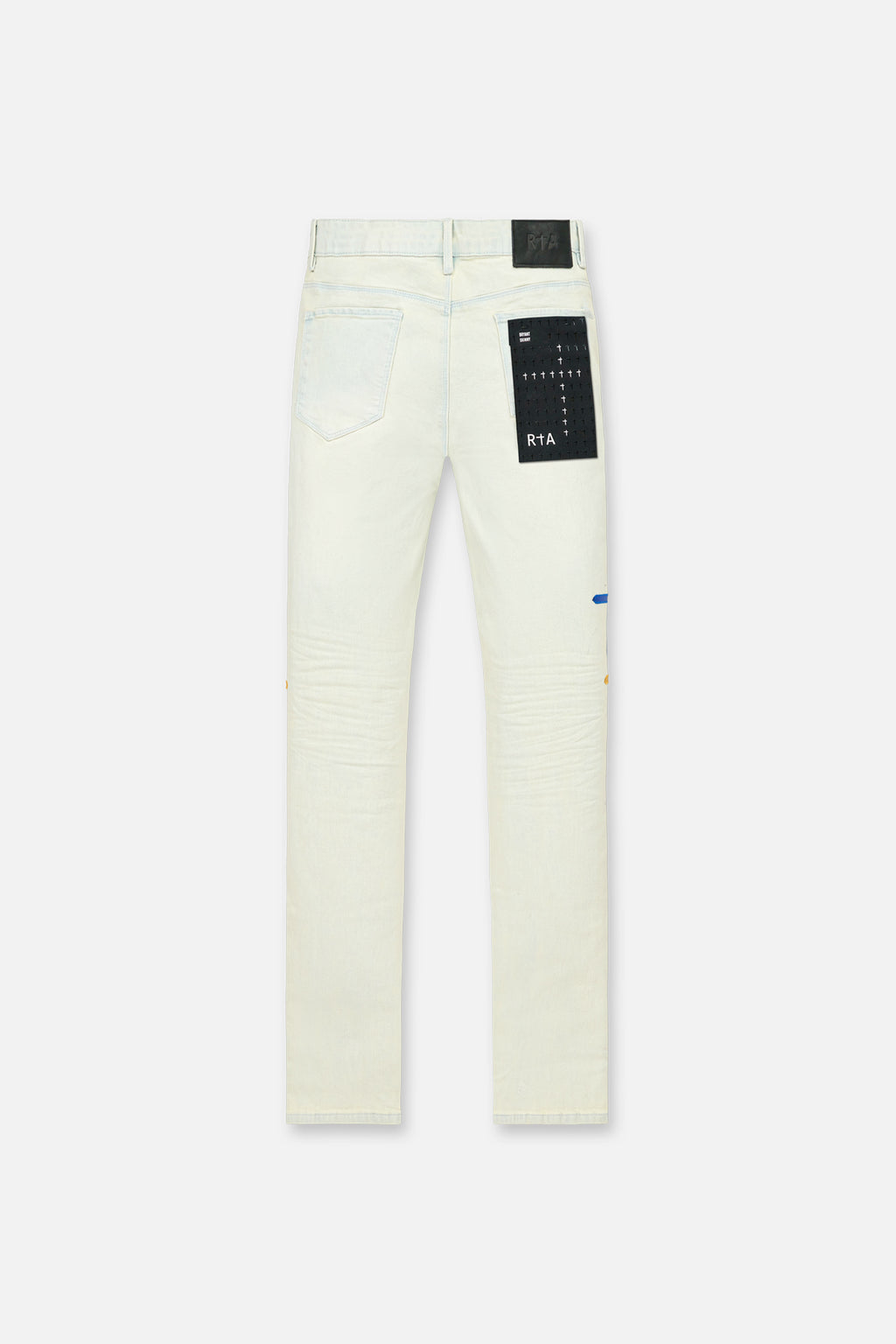 RTA BRYANT SKINNY JEAN | STORMY SKY CROSS PATCH-