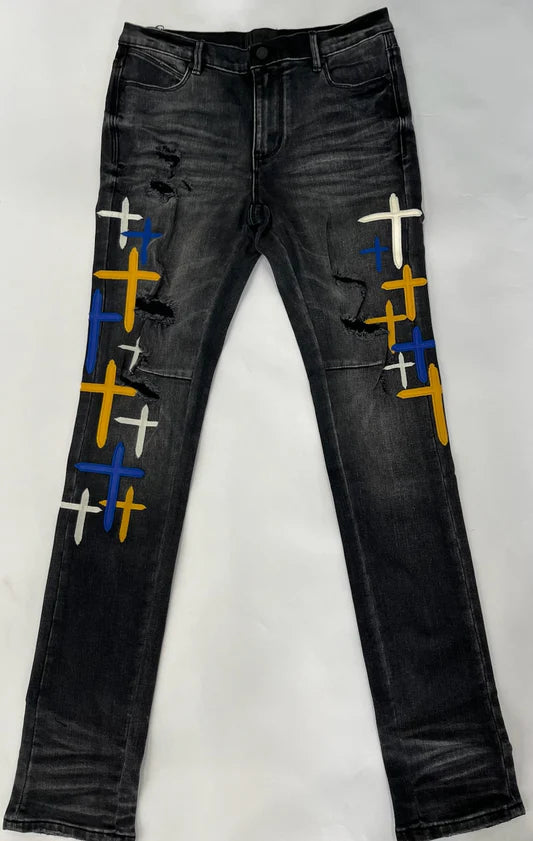 RTA Bryant Skinny Jean Distressed Charcoal Drift-MPVCD977-B1205DSCDF-28