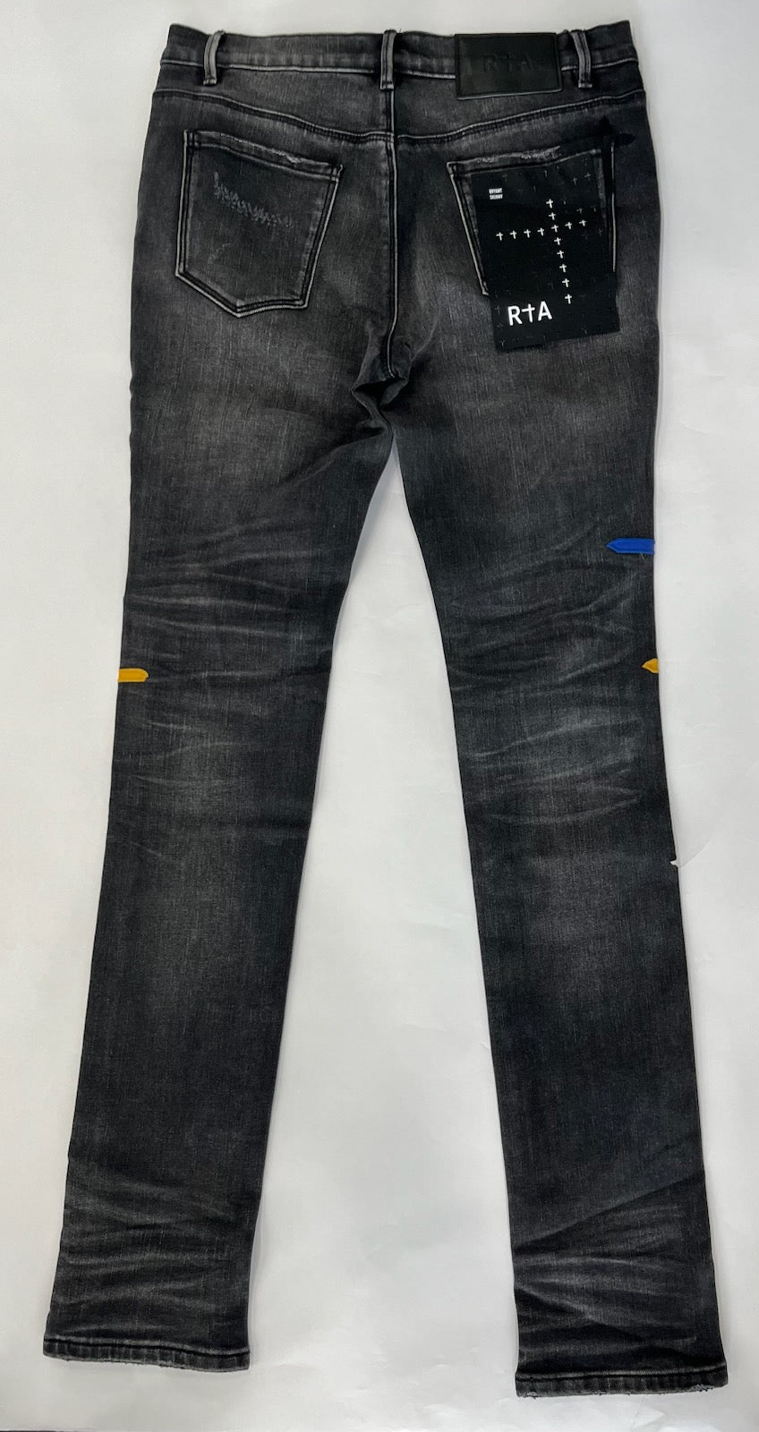 RTA Bryant Skinny Jean Distressed Charcoal Drift-MPVCD977-B1205DSCDF-28