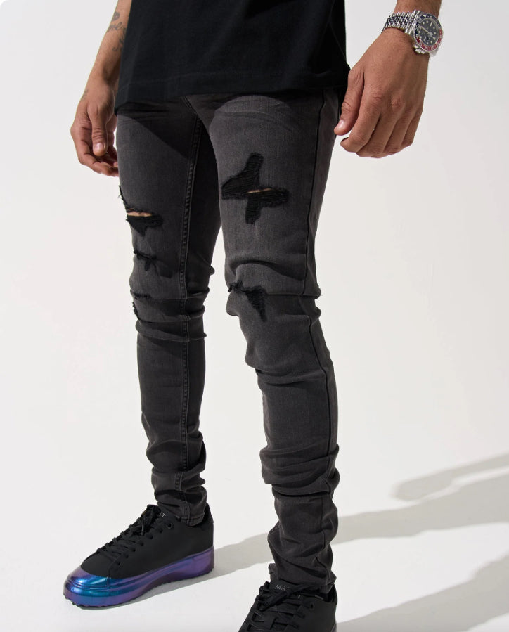 SERENEDE JEANS SHADOW 33 CHARCOAL WASH