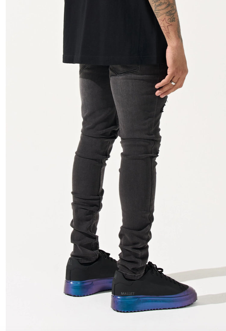 SERENEDE JEANS SHADOW 33 CHARCOAL WASH