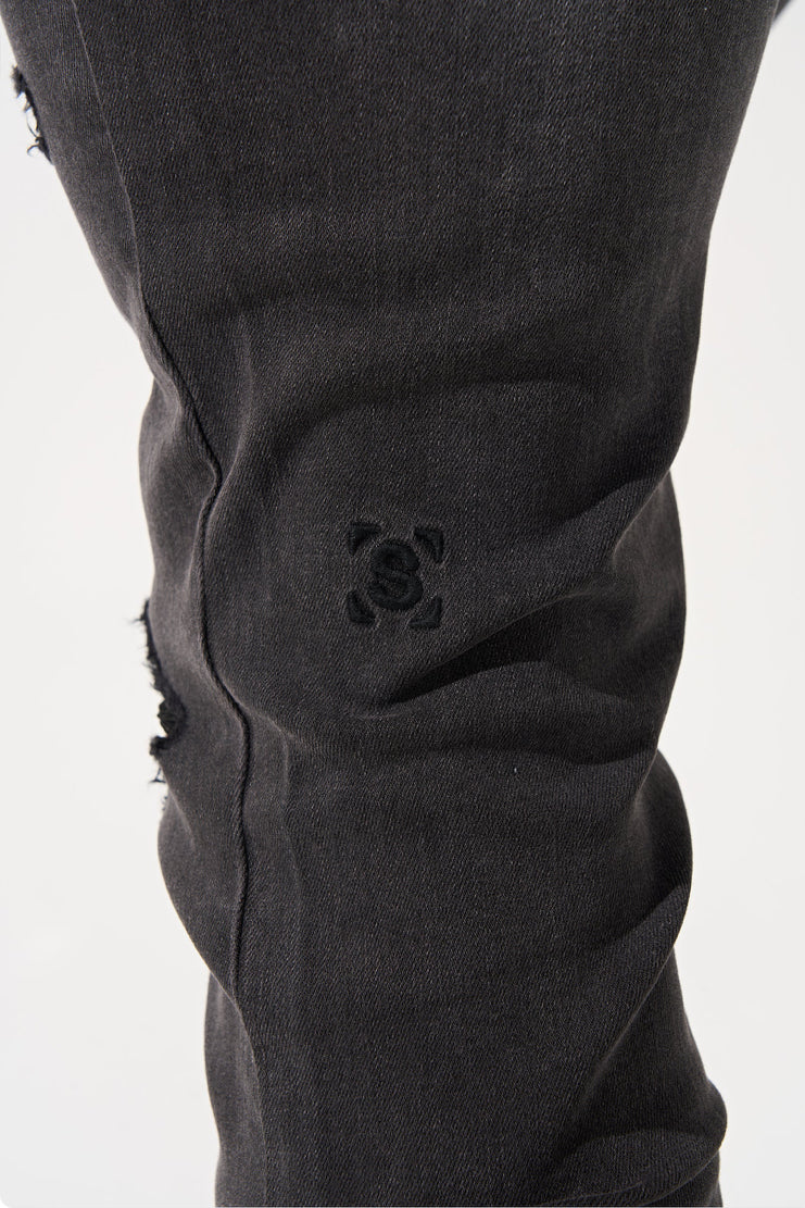 SERENEDE JEANS SHADOW 33 CHARCOAL WASH