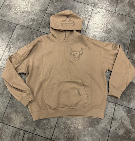 CHICAGO BULLS NEUTRAL DROP SHOULDER FLC PO HOODIE-BCB557093-DKT