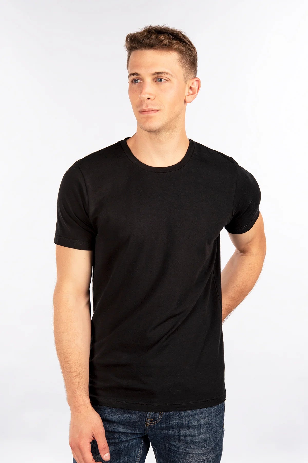 CITY LAB Stretch Slim Fit T-Shirt, Crew Neck R2011SPAN